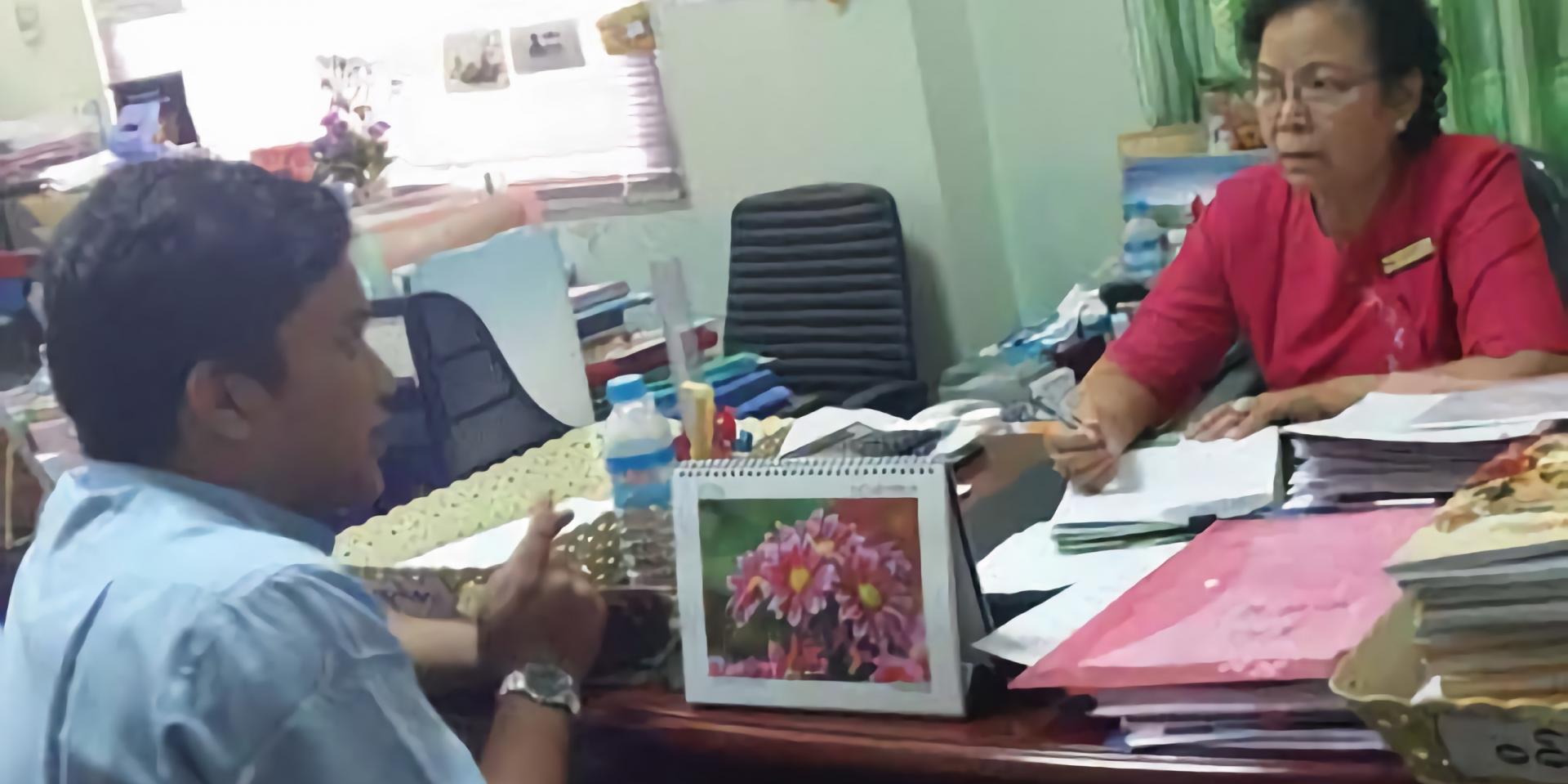 Interview at a private hospital
