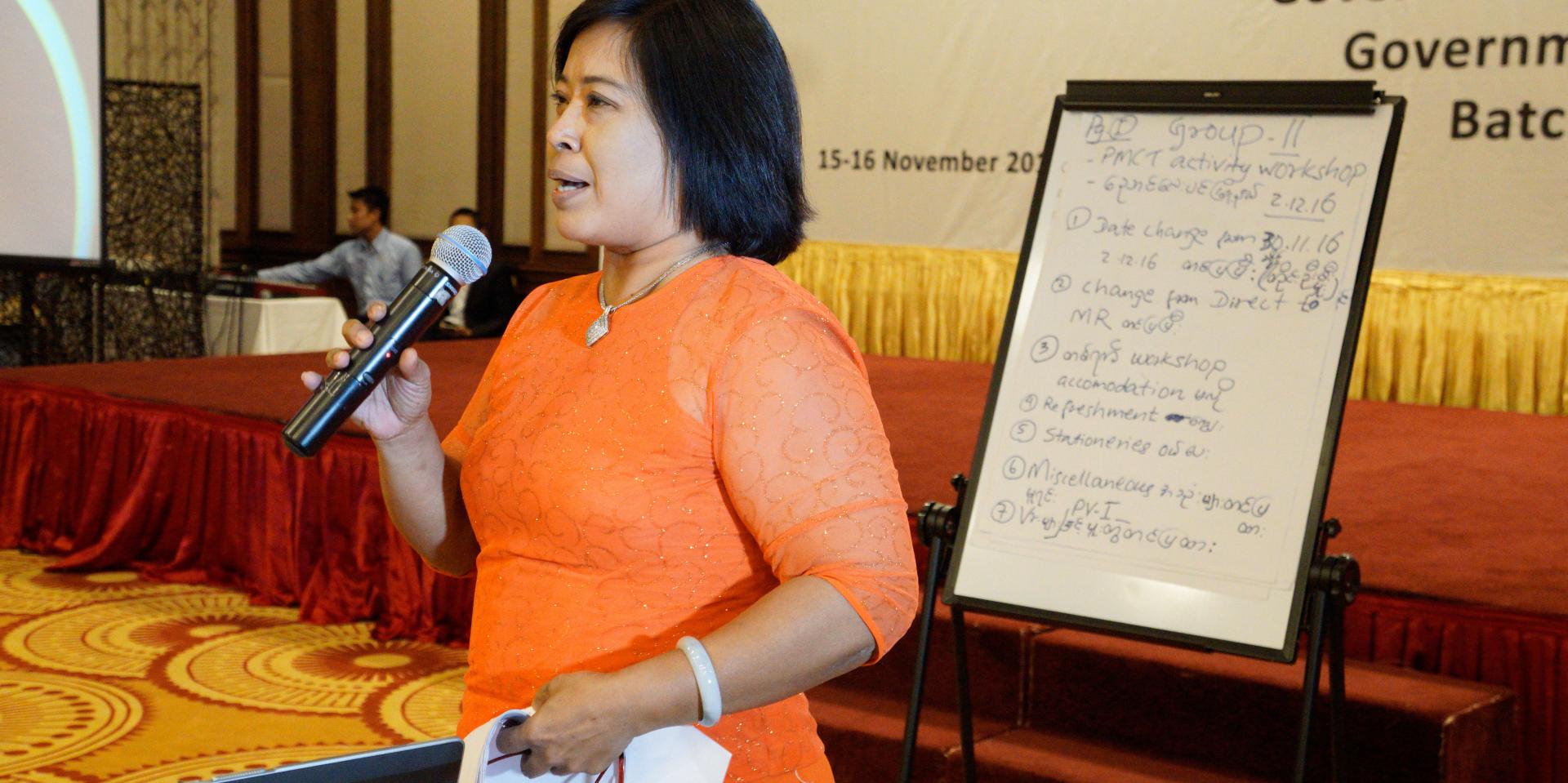 Presentation of group-work