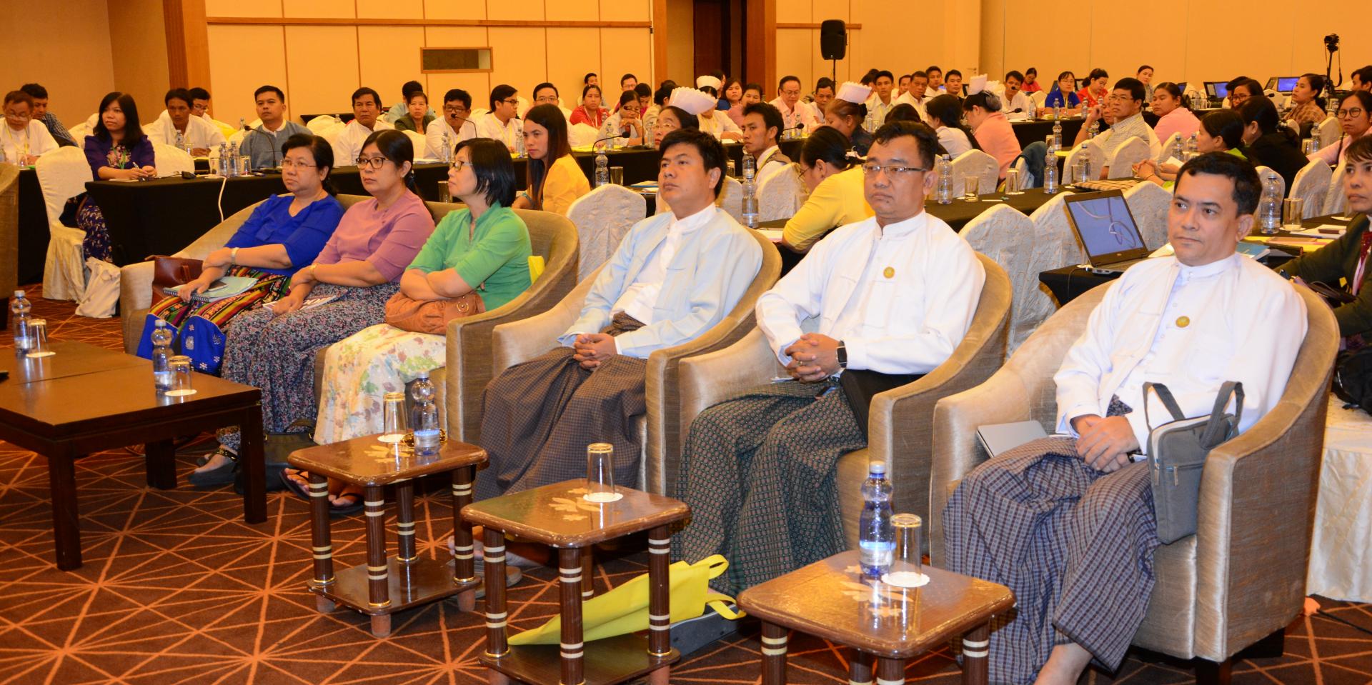 Opening session of the first batch of the training, Nay Pyi Taw, 23 October 2017