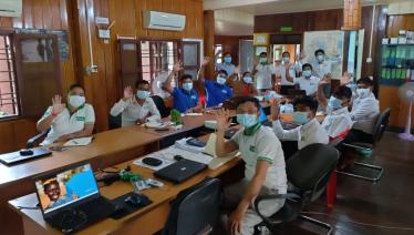 Malaria Consortium, one of the sub-recipients in Cambodia, conducted internal PSEA training for staff members ©Malaria Consortium