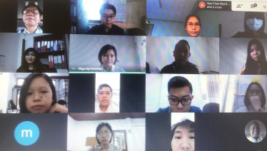 Participants at the virtual meeting for "Detailed Planning and Budgeting kick off Workshop for 2021-2023" in June. PSEA orientation sessions are provided to the Sub-recipients during these workshops. Photo: UNOPS