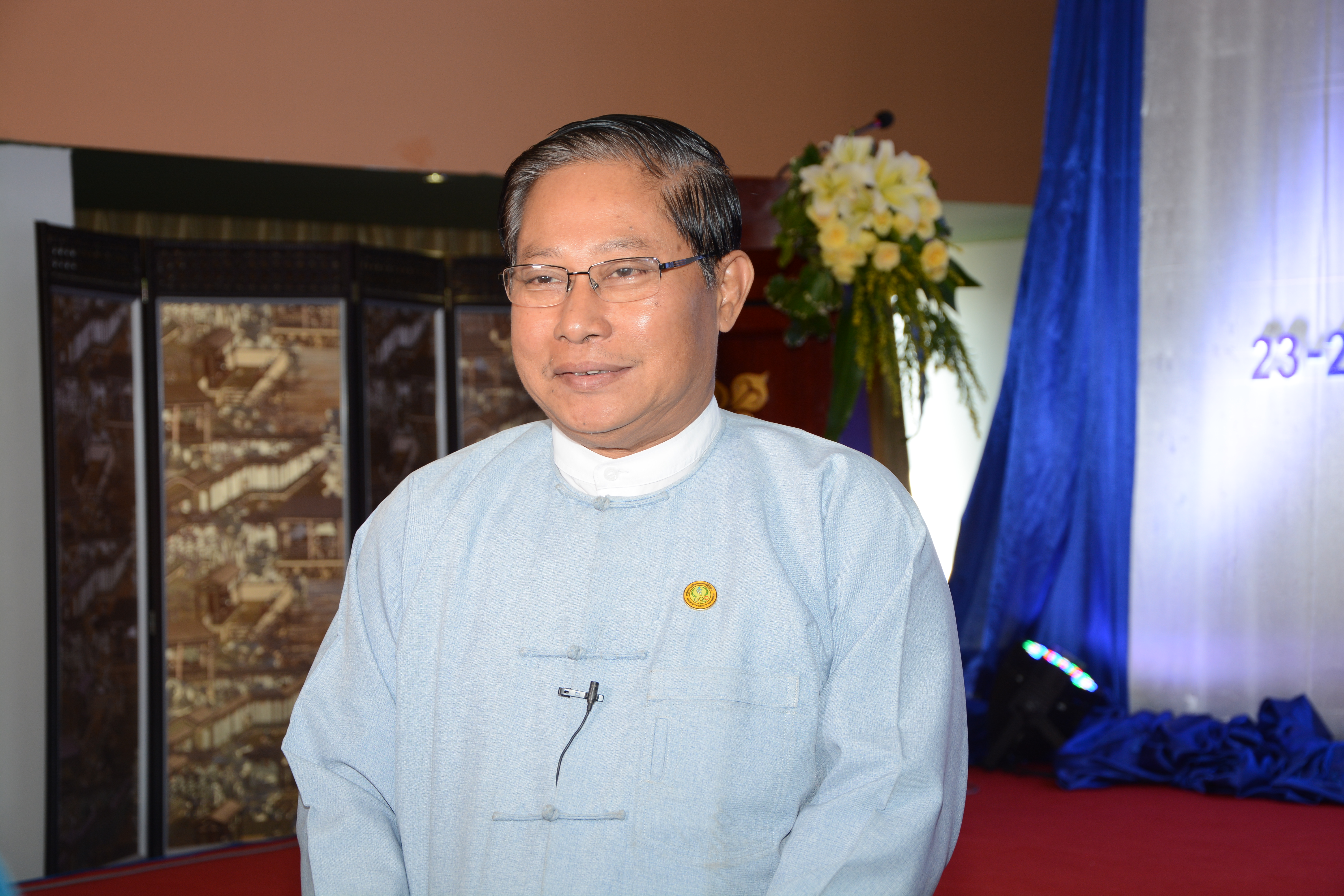 Dr Tun Myint, Regional Public Health Director, Yangon Region Health Department, MOHS