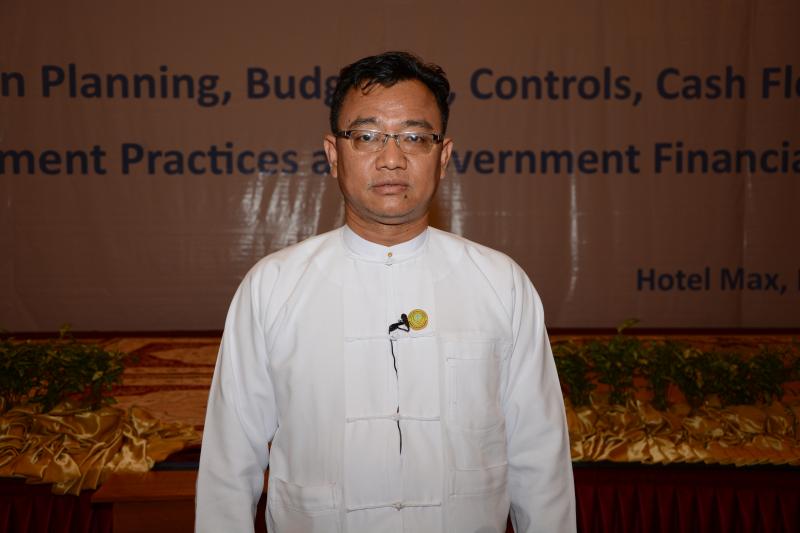 Dr Htun Nyunt Oo, Programme Manager, NAP, DOPH, MOHS
